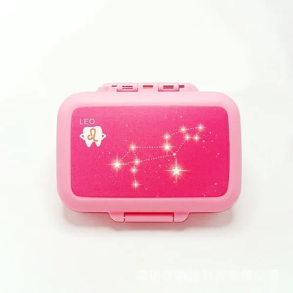 Leo Zodiac Baby Tooth Keepsake Box