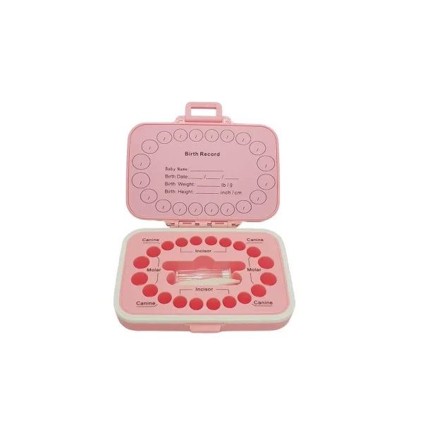 Cute Children's Tooth Keepsake Box - New Plastic Tooth Storage Gift - Image 3