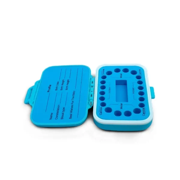 Baby Tooth Box with EVA Liner – Keepsake Organizer for Baby Teeth & Hair | BPA-Free Plastic | Waterproof & Durable - Image 6